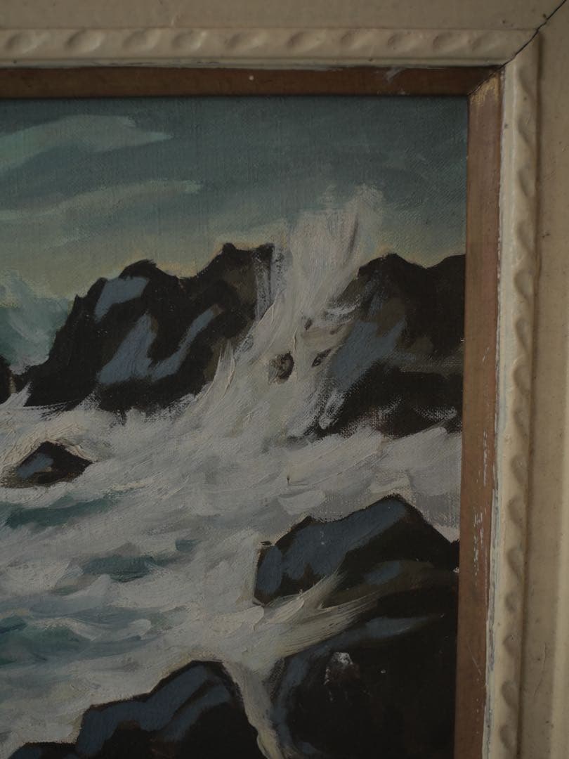 額縁　油絵　絵画　キャンバス　アート　芸術　古家具　古道具　レトロ　アンティーク