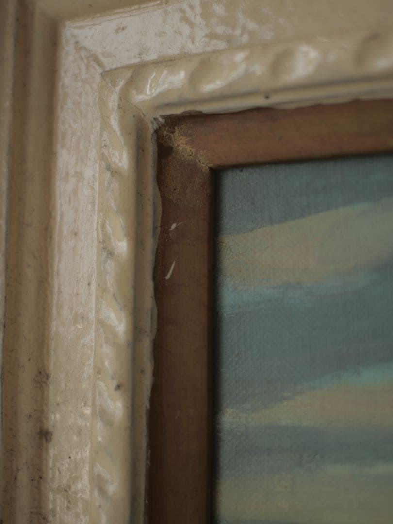 額縁　油絵　絵画　キャンバス　アート　芸術　古家具　古道具　レトロ　アンティーク