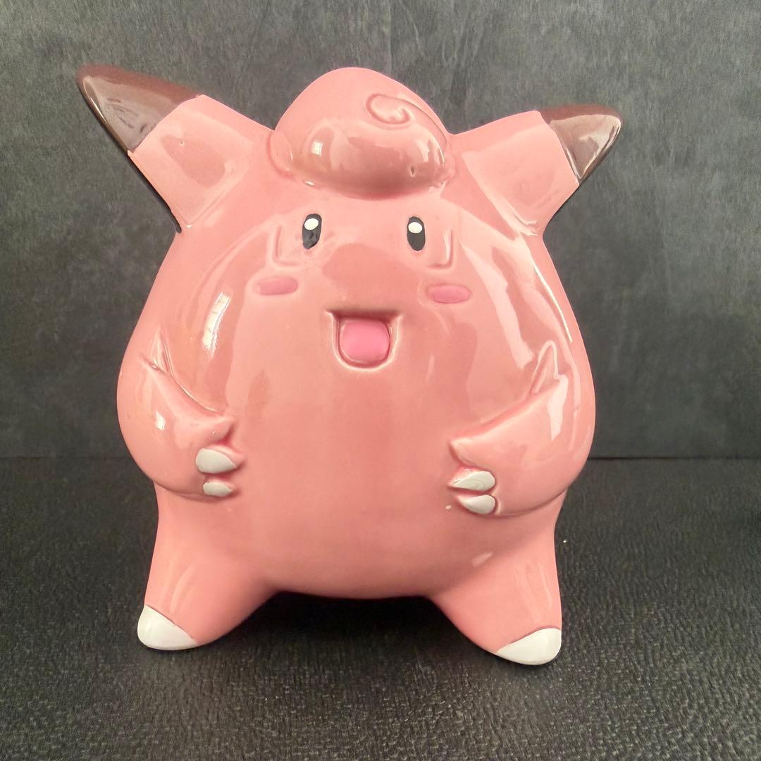 【レトロ・希少】　ポケモン 貯金箱　陶器製 5体＋アミューズメント2体　Lサイズ