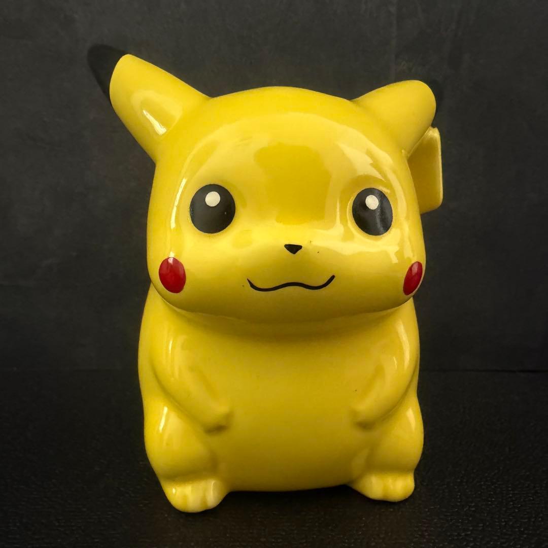 【レトロ・希少】　ポケモン 貯金箱　陶器製 5体＋アミューズメント2体　Lサイズ