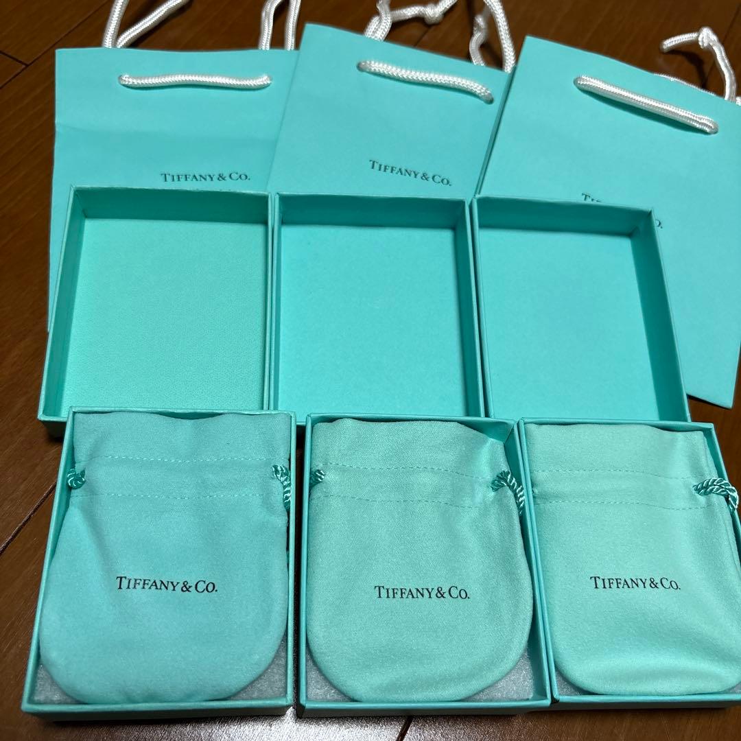 ティファニー　Tiffany & Co. 空箱　巾着　袋 ショッパー　3個