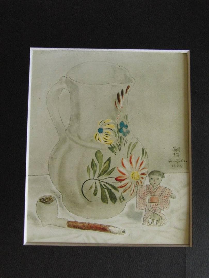 藤田、Nature morte a la pipe et a la poupee