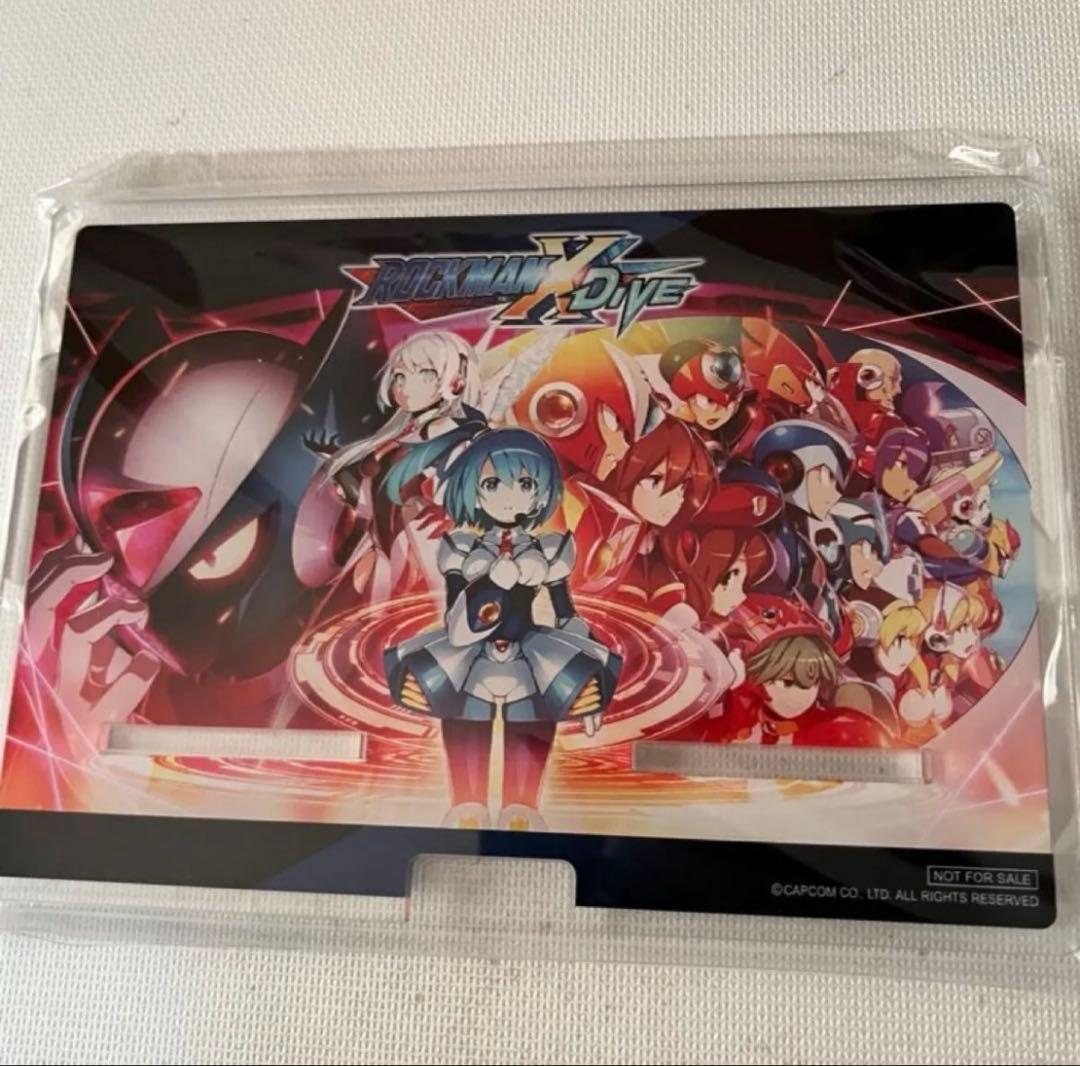 ロックマンX DiVE アクリルスタンド アプリ起動画面