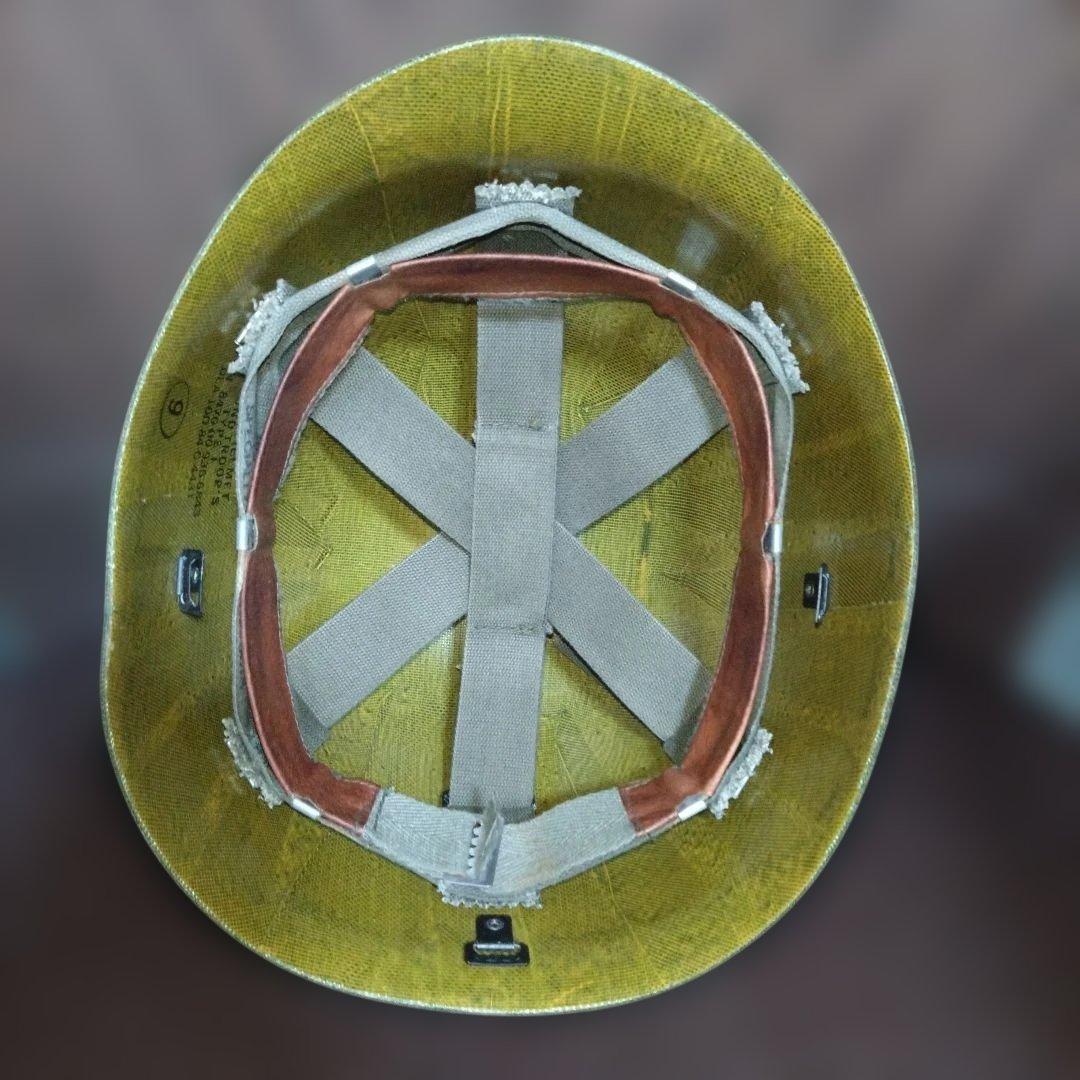 実物M1ヘルメットベトナム戦仕様