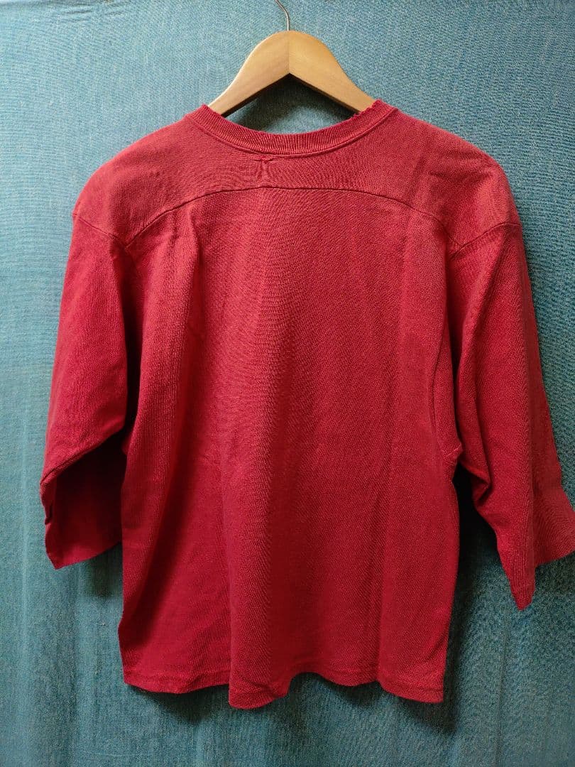 70s チャンピオン バータグ 綿100 フットボール Tシャツ M