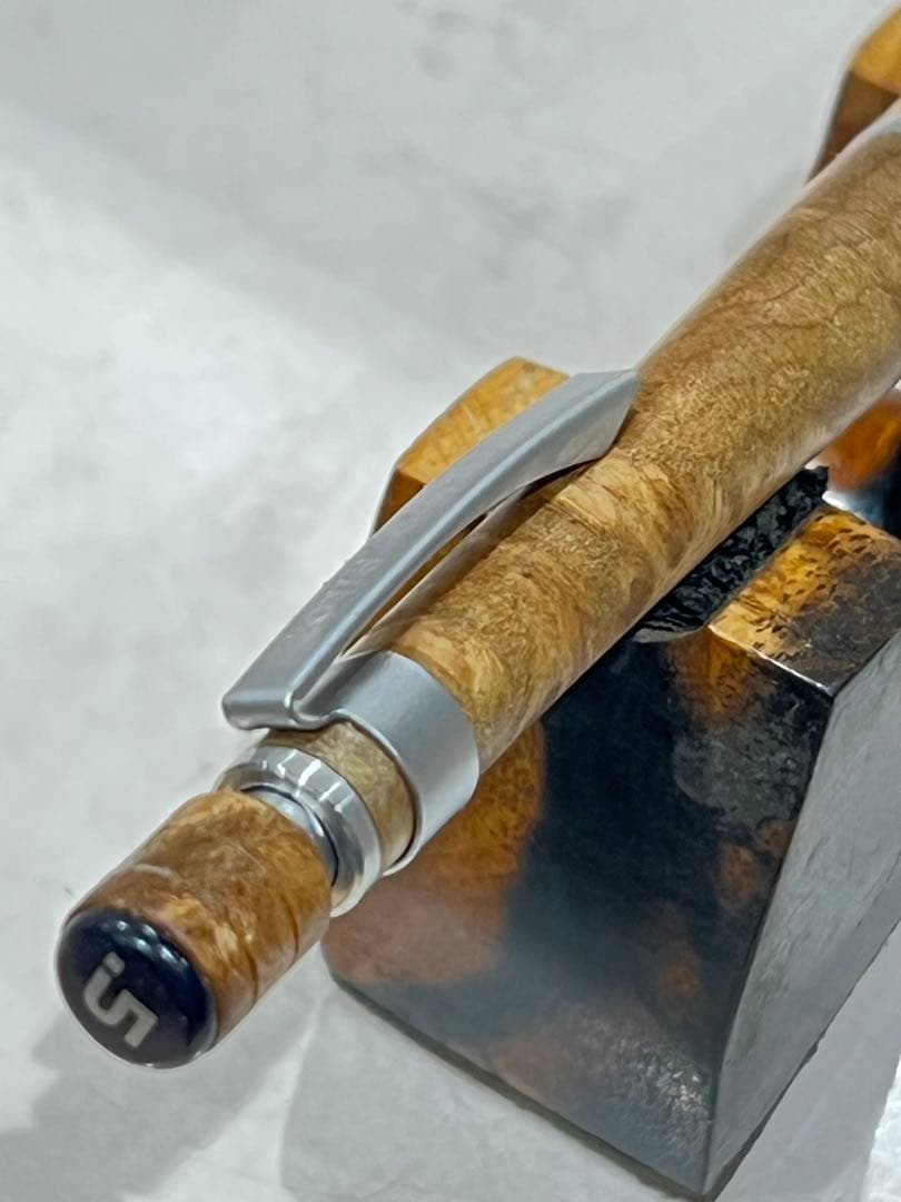 S20 0.5mm マーブルウッド　ノックボタン