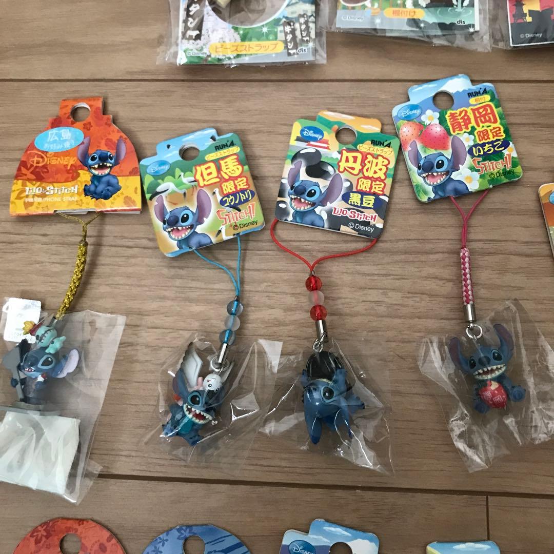 ご当地ストラップ　スティッチ　根付け