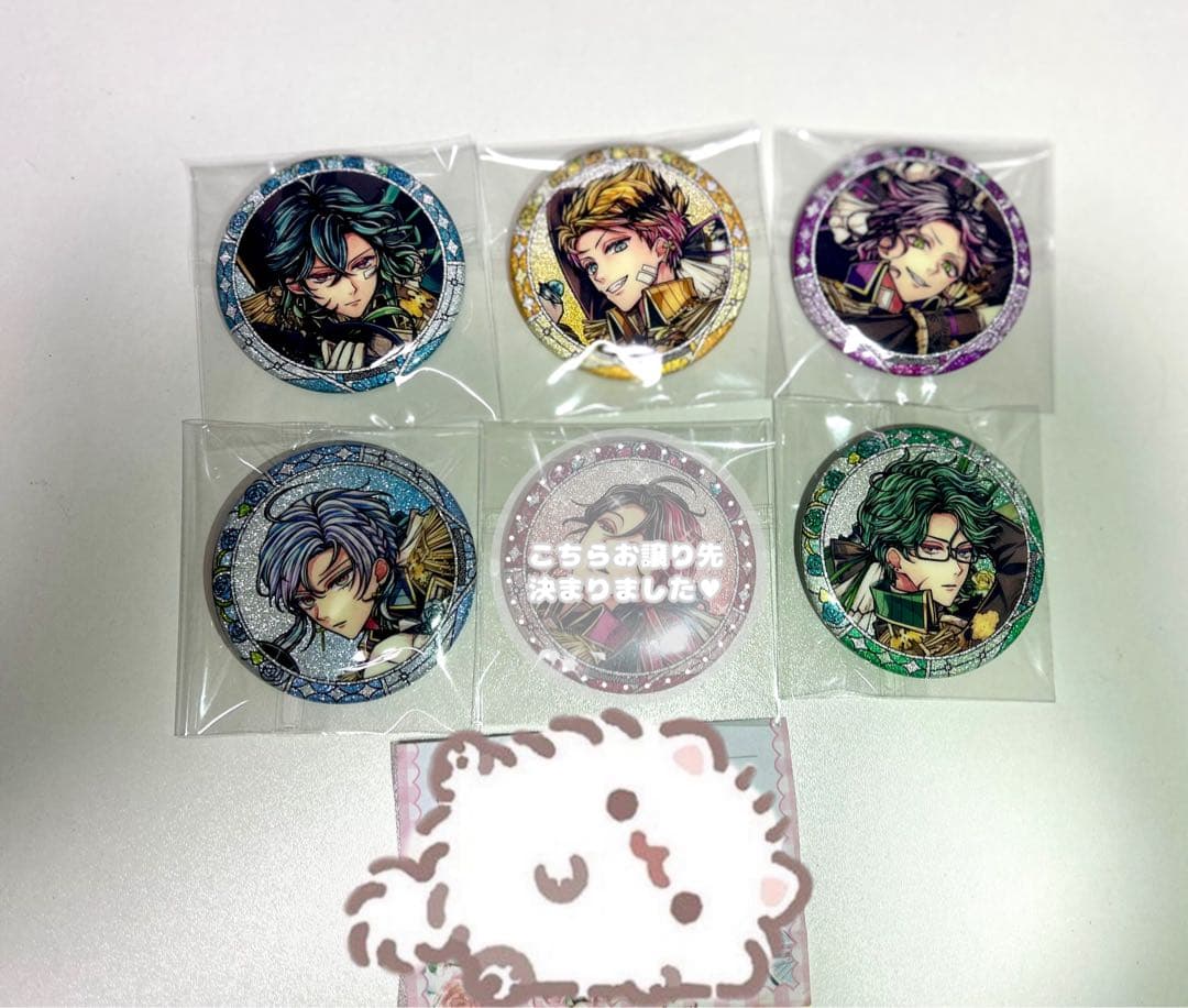 あくねこ 缶バッジ　悪魔執事と黒い猫