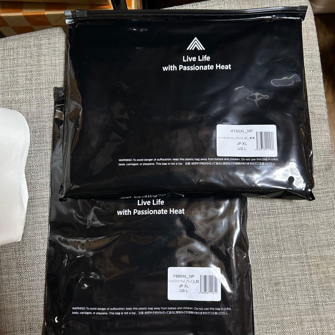 新品未使用　HEATTRAP トレーニングウェア JP XL US L セット