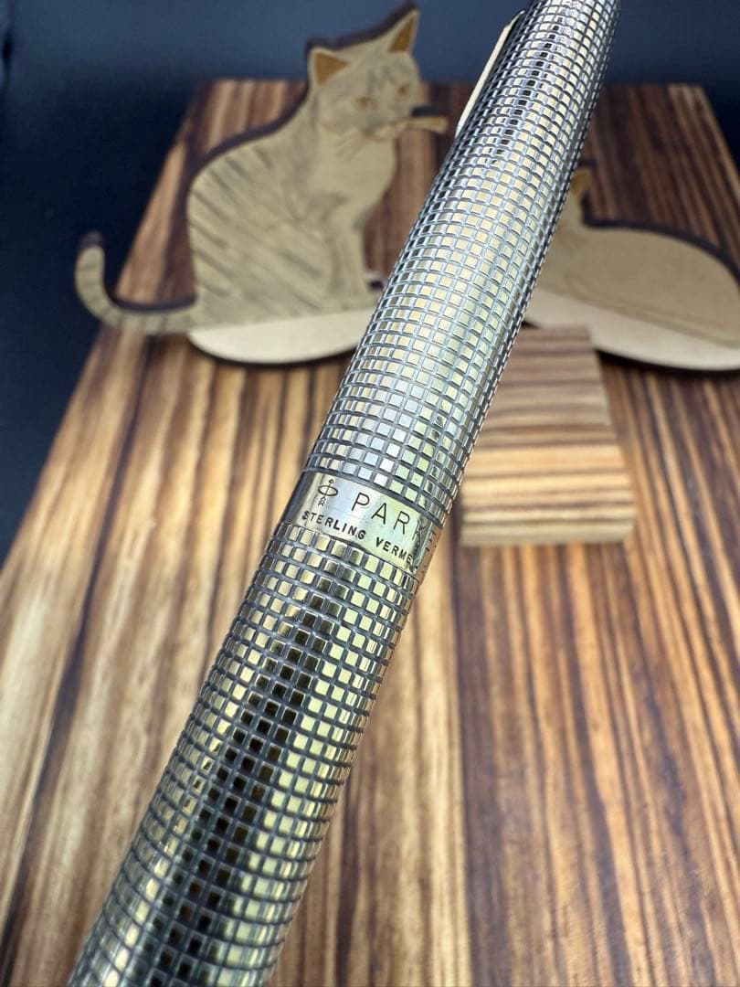 PARKER 万年筆 75 シズレ バーメイル XF