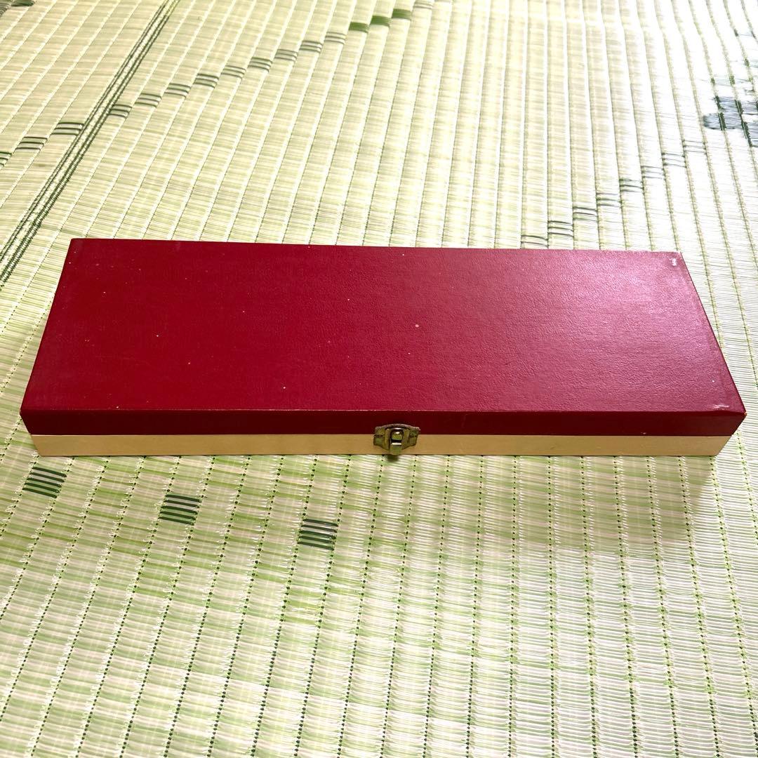 銅工芸　小皿5点セットとフォーク　未使用美品　ケース付き