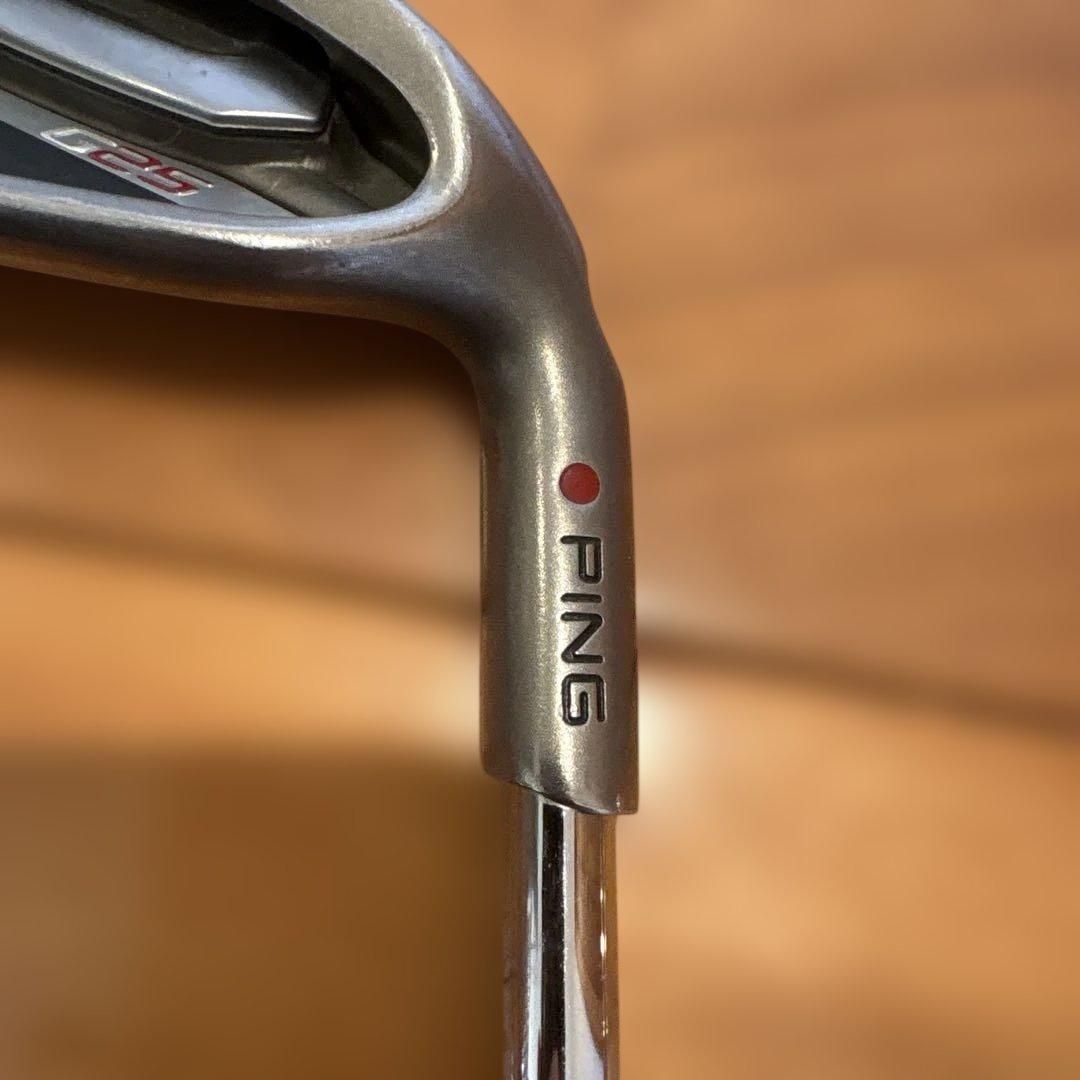 名器 PING G25 アイアン 5〜L 9本 赤 レッド CFS スチール S