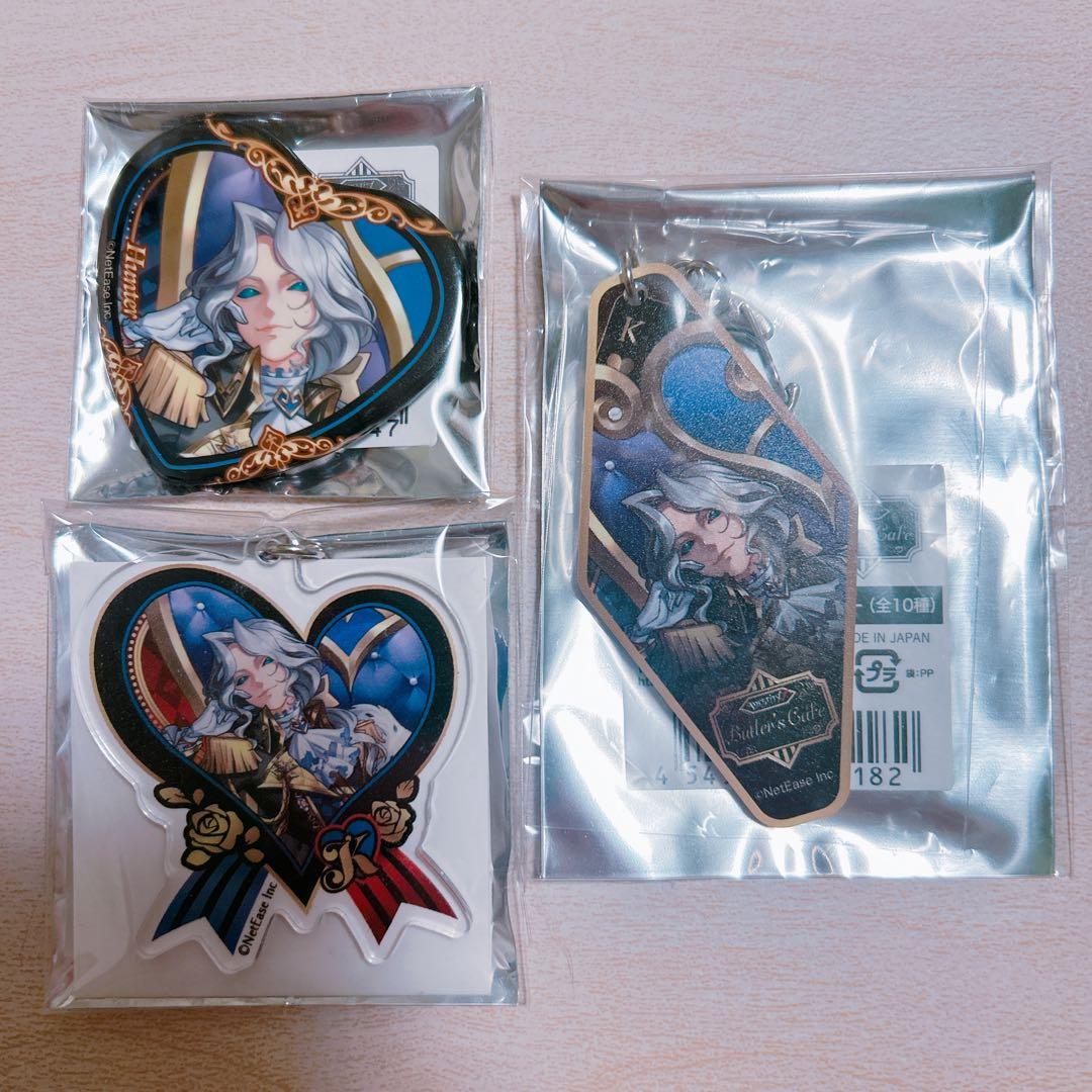 第五人格 バトラーズカフェ 缶バッジ ルームキーホ トレカ 特典アクキー 写真家