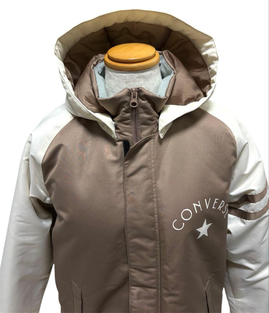 新品スキースノボウェア150コンバース上下セパレートセットサイズ調整可能男女兼用