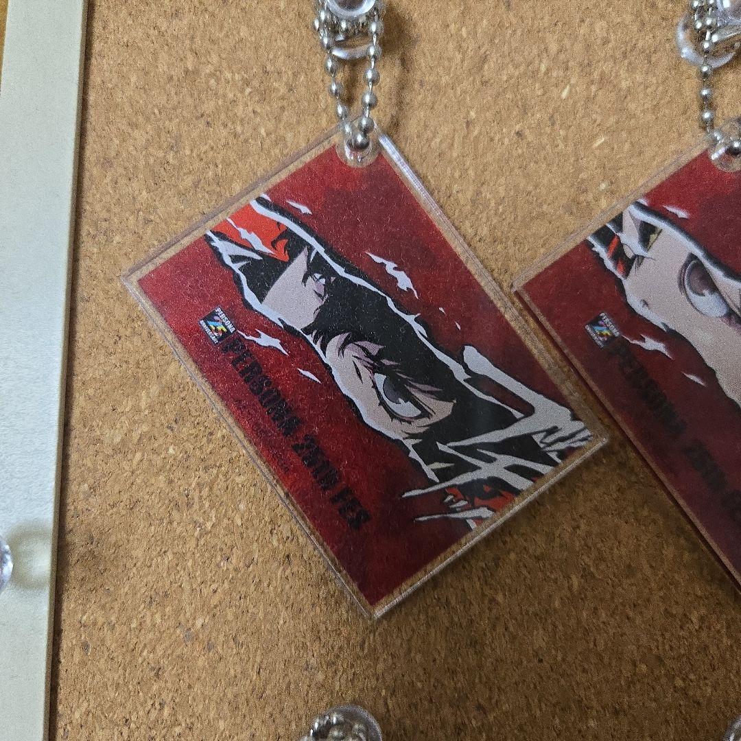 ペルソナ5 25周年 カットインキーホルダー コンプ