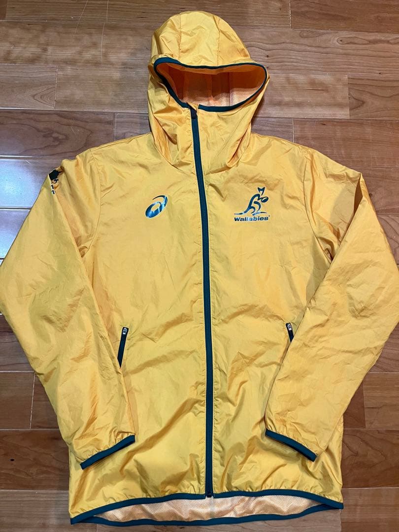 ラグビー　オーストラリア代表　ワラビーズ　ナイロンジャケット　アシックス