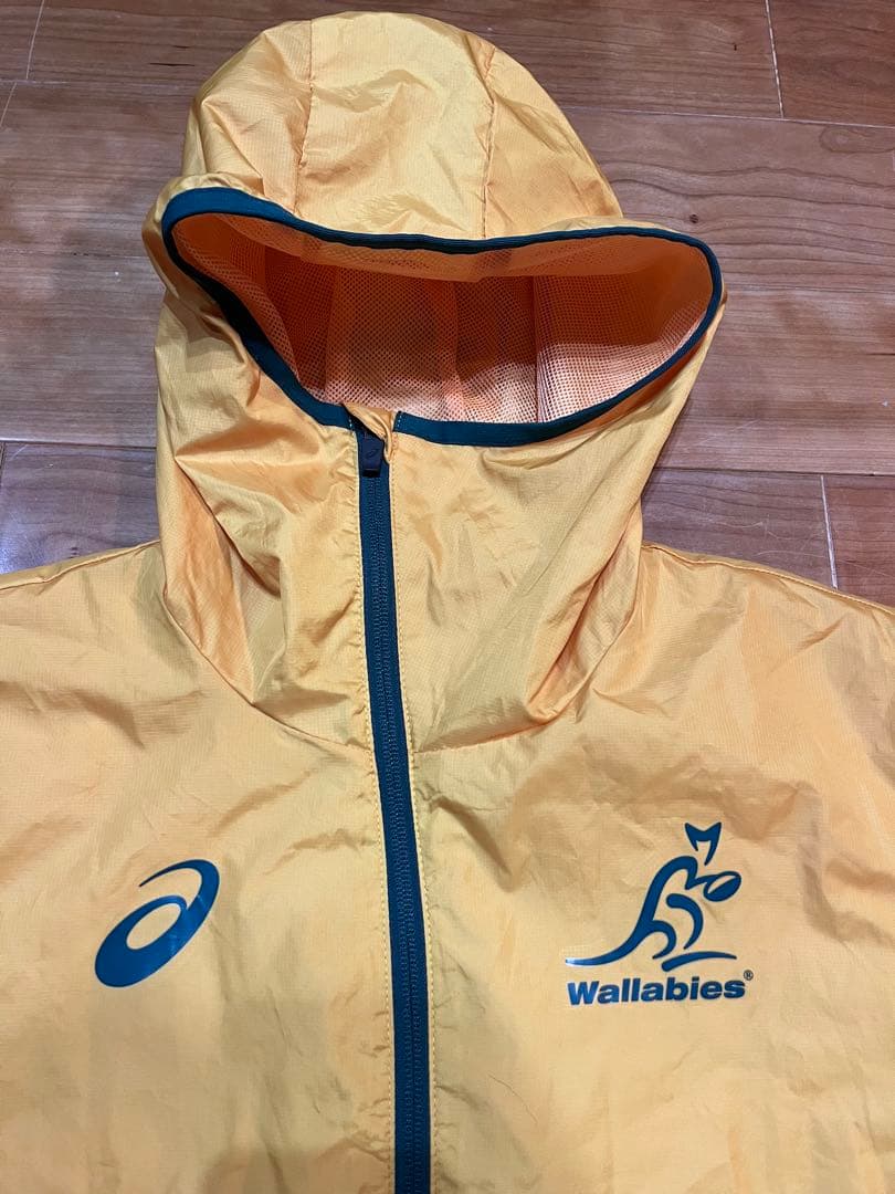 ラグビー　オーストラリア代表　ワラビーズ　ナイロンジャケット　アシックス