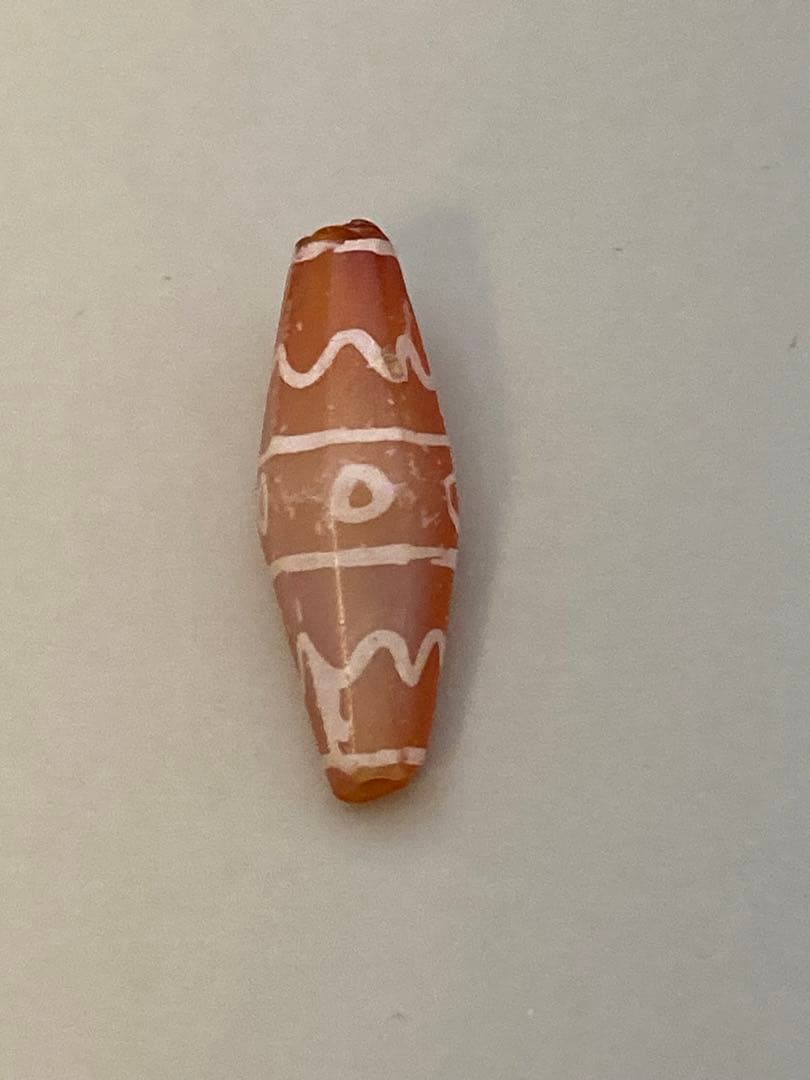 瑪瑙　エッジドカーネリアン ビーズ