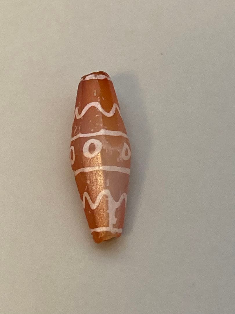 瑪瑙　エッジドカーネリアン ビーズ