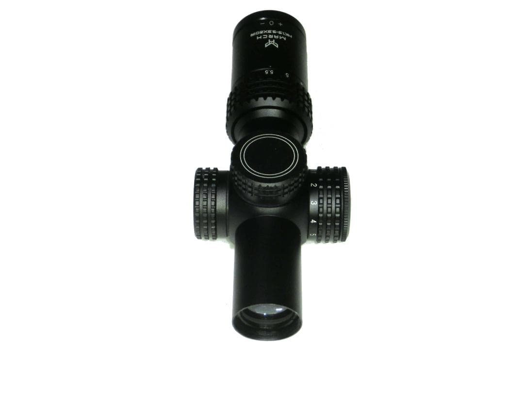 1.5-5.5x20ショートズームスコープ赤緑発光小型コンパクトスコープ新品