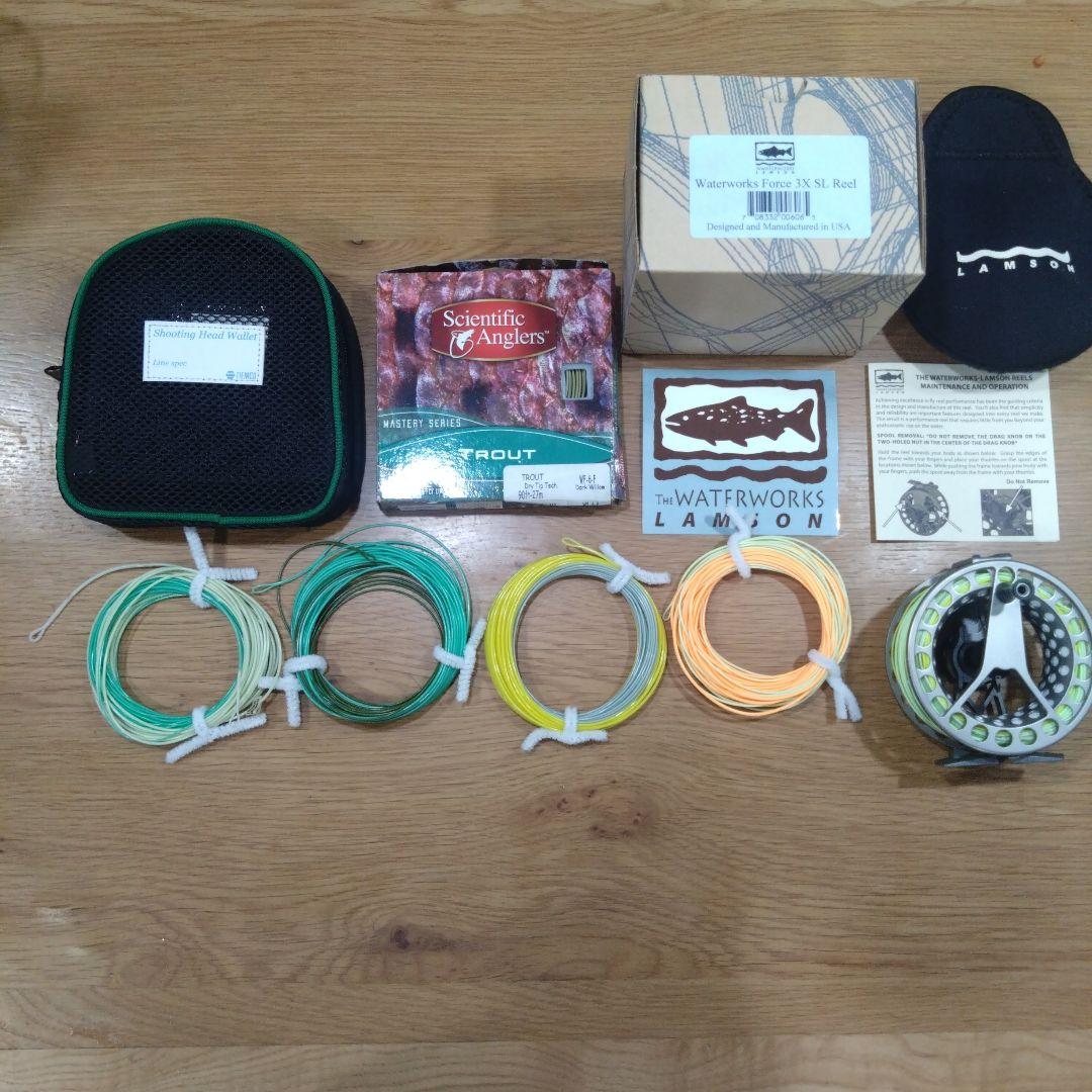 ウォーターワークス　ラムソン　フォース 3X SL　フライリール　フライライン