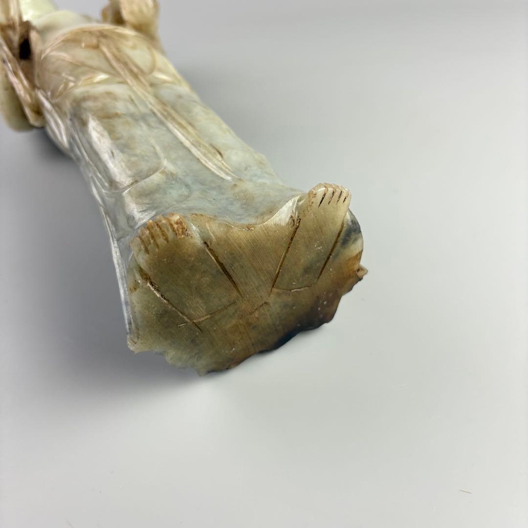 仏教美術 玉石 細密彫刻 立像 仏像