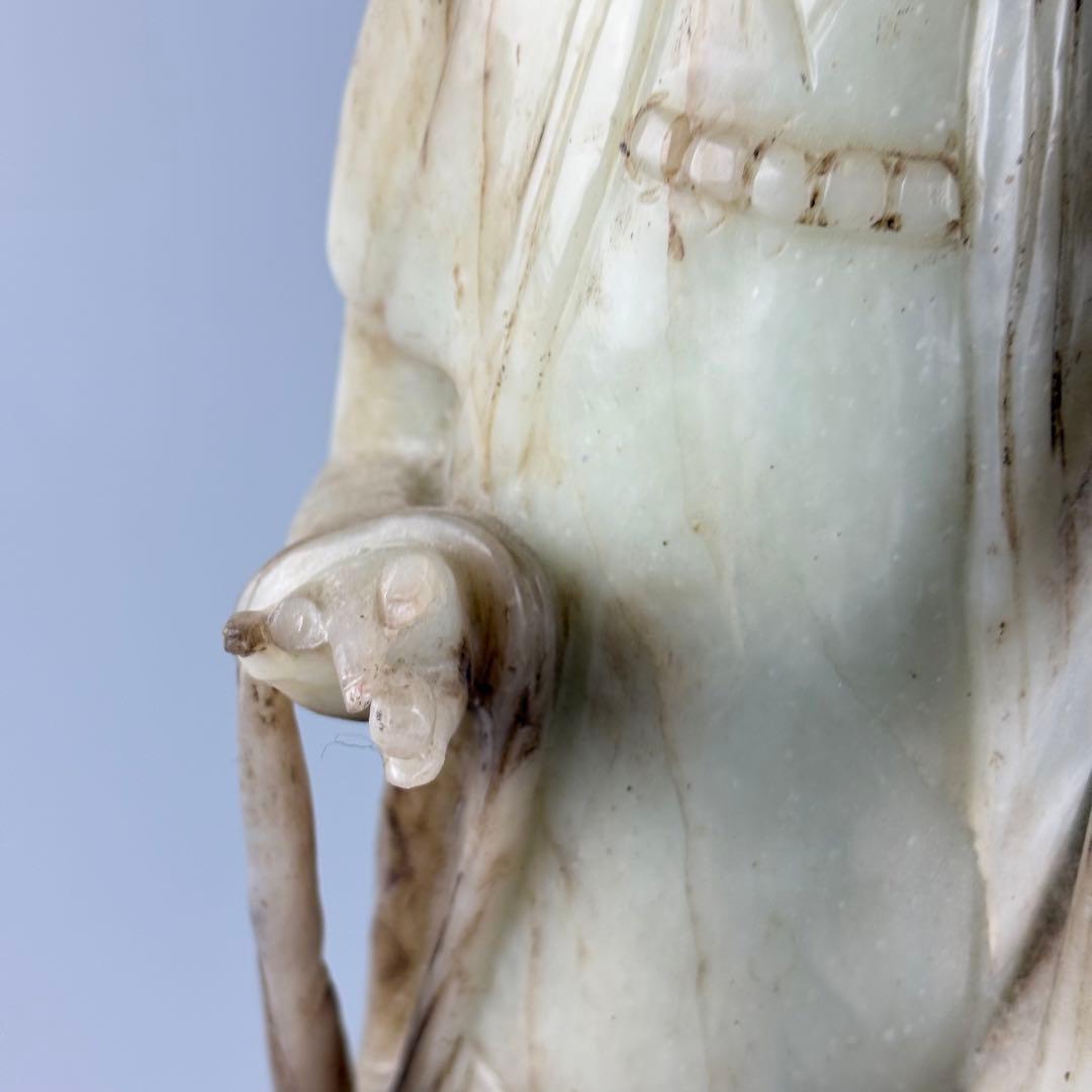 仏教美術 玉石 細密彫刻 立像 仏像