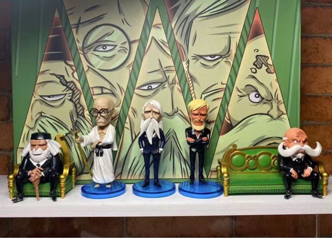 ワンピース 五老星 ガレージキット ガレキ スタチュー③