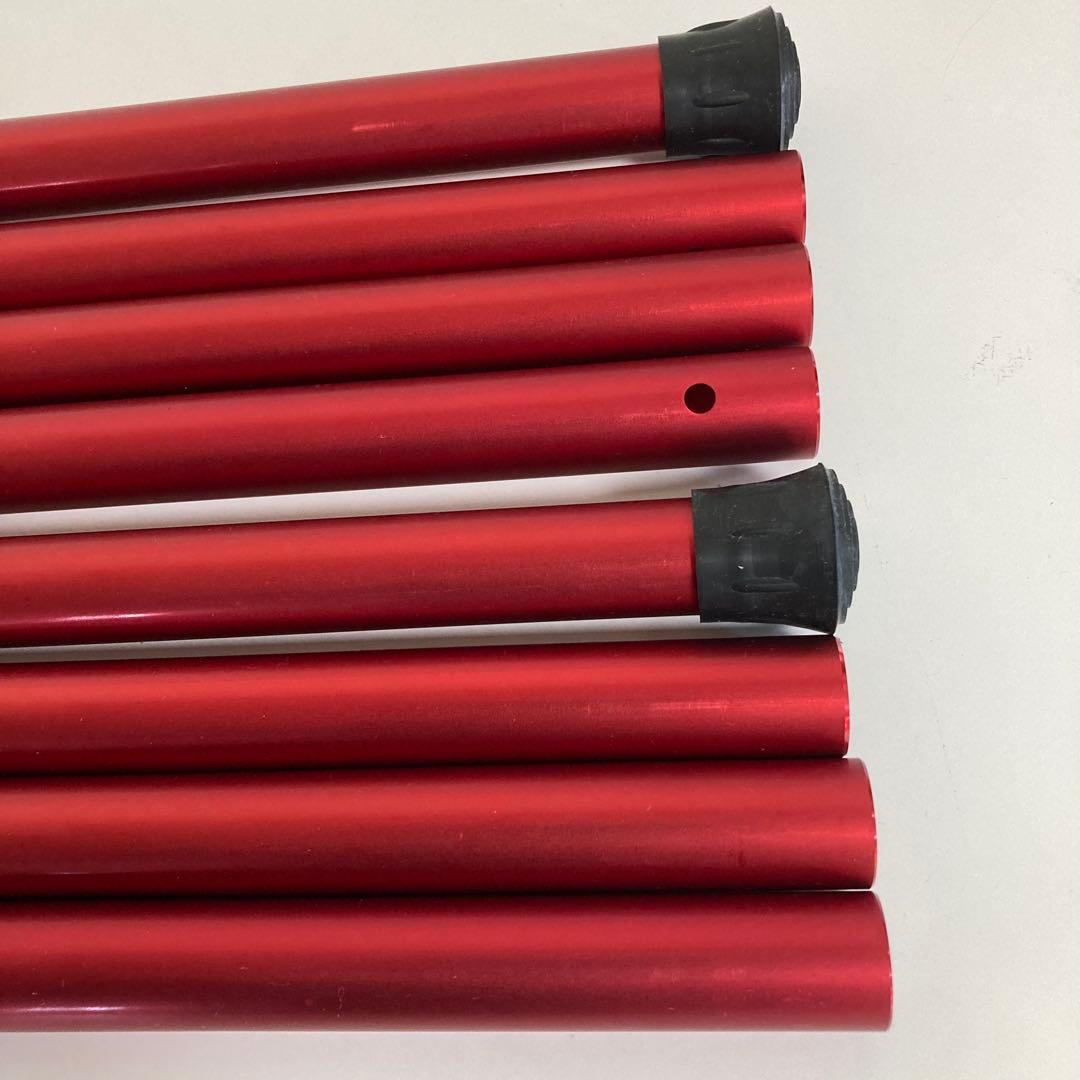 美品‼️ スノーピーク ウィングポール レッド 280 2本セット