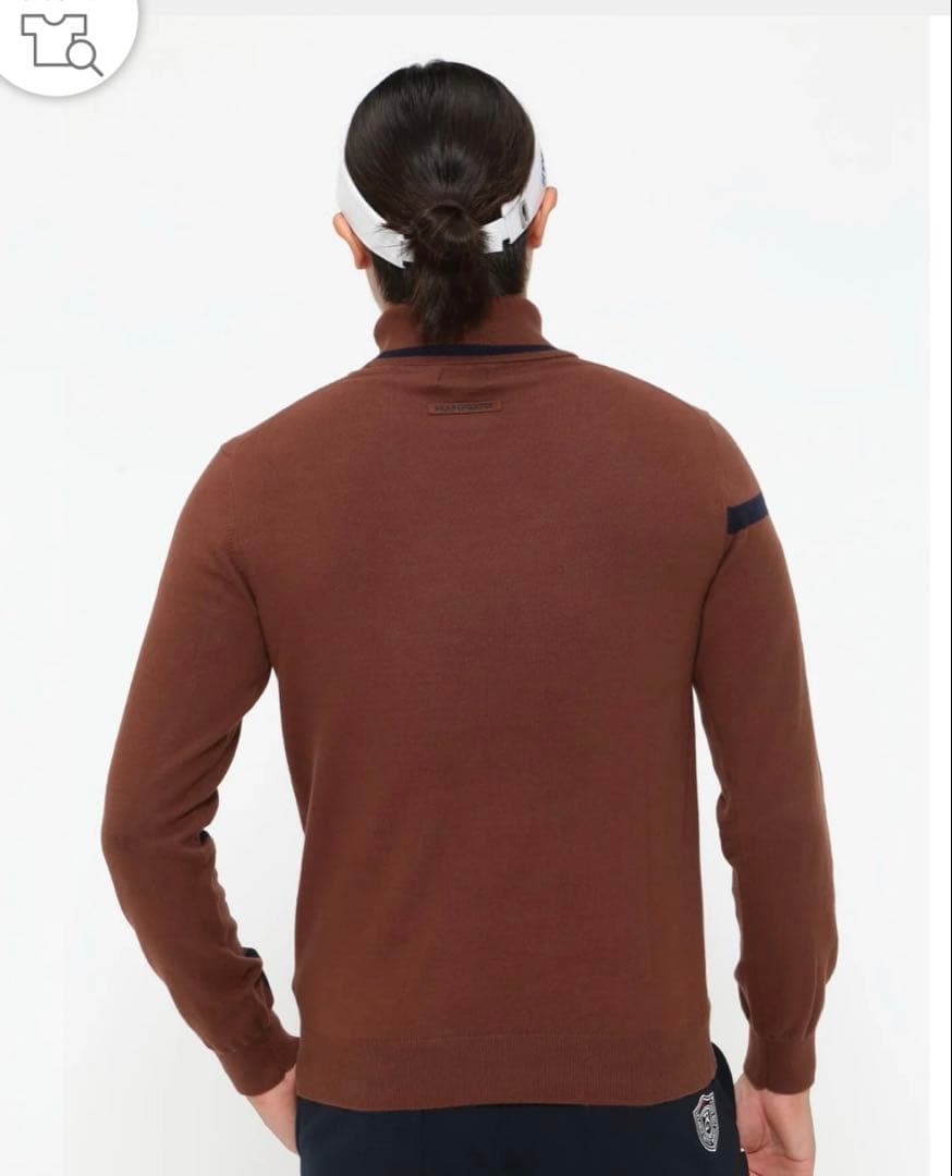 新品タグ付き　パーリーゲイツ　ソフトタッチハイネックニット プルオーバー　6