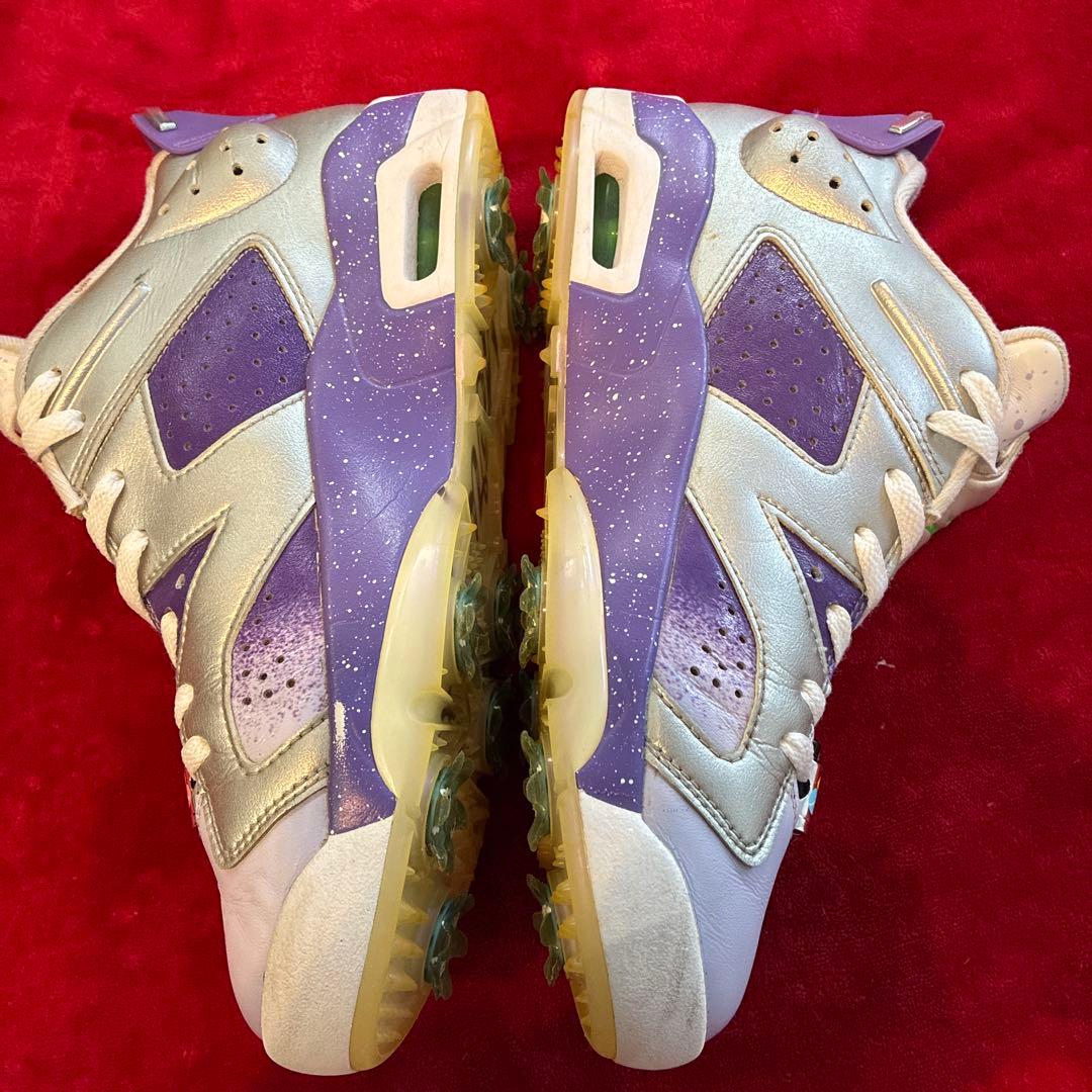 エア ジョーダン 6 jordan golf 紫/グレー