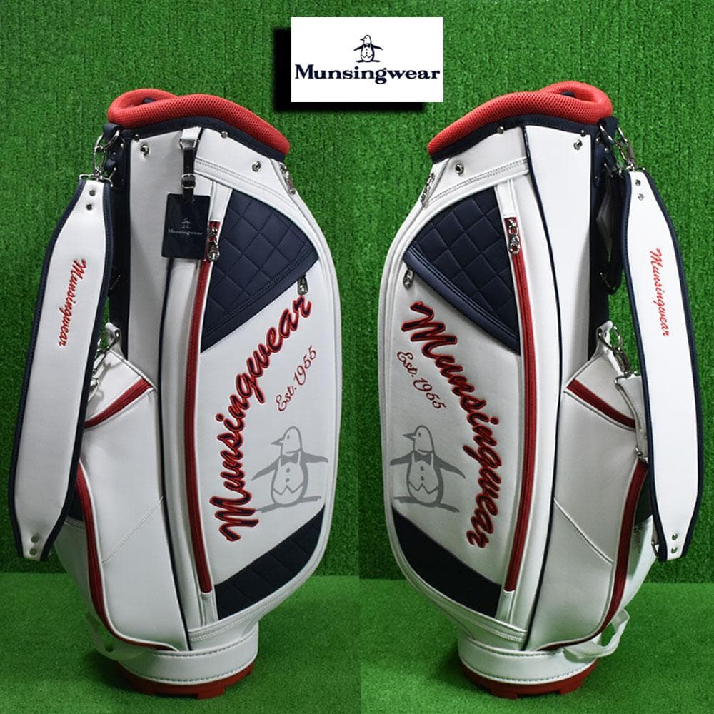 マンシングウェア/ゴルフ レディース キャディバッグ８.５型 新品！