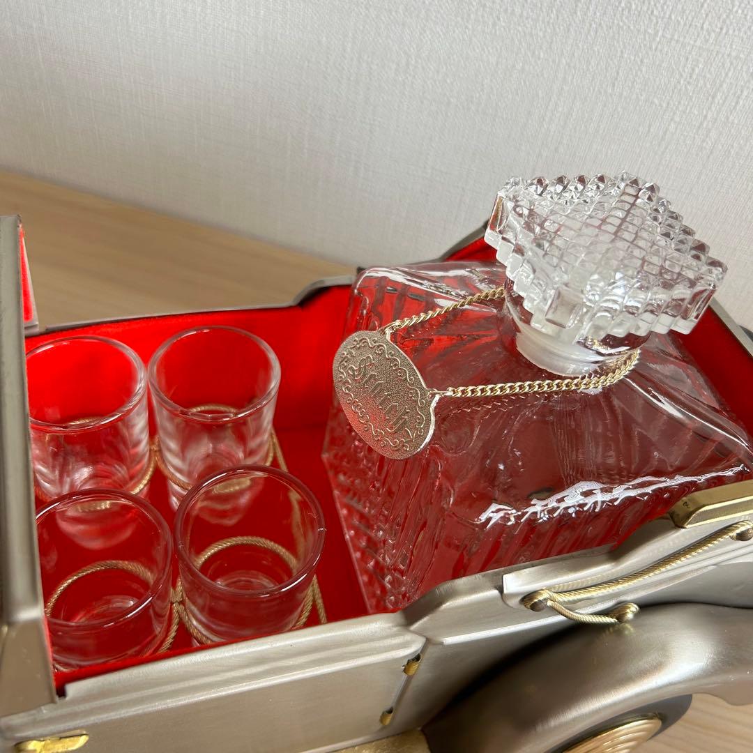 【未使用】ヴィンテージ　ロールスロイス　ウィスキー　デキャンタ　オルゴール　レア