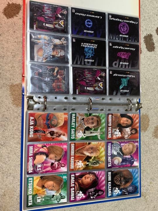 女子プロレスカード　女子プロレスサインカード　BBM女子プロレスサインカード