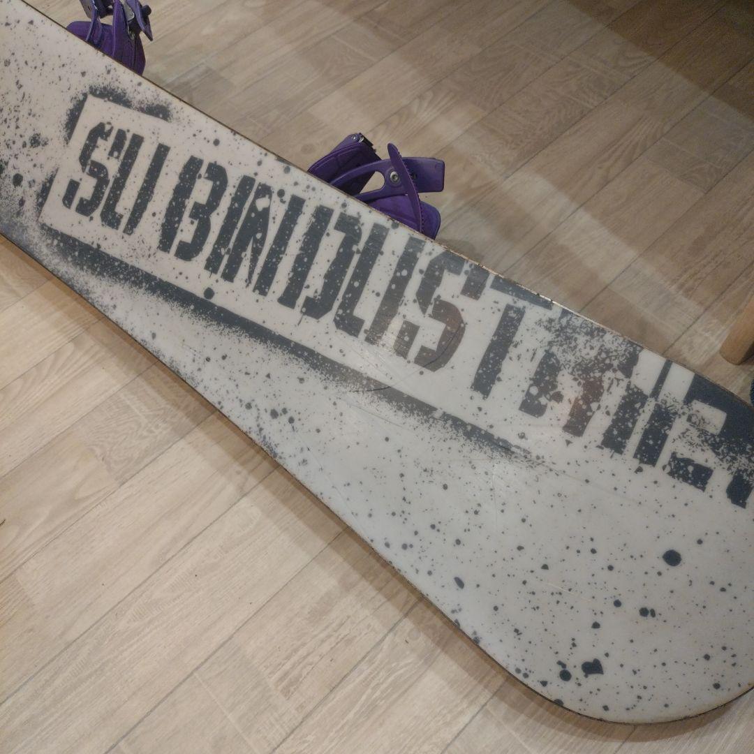 スノーボード 紫色 ビンディング付き 154cm