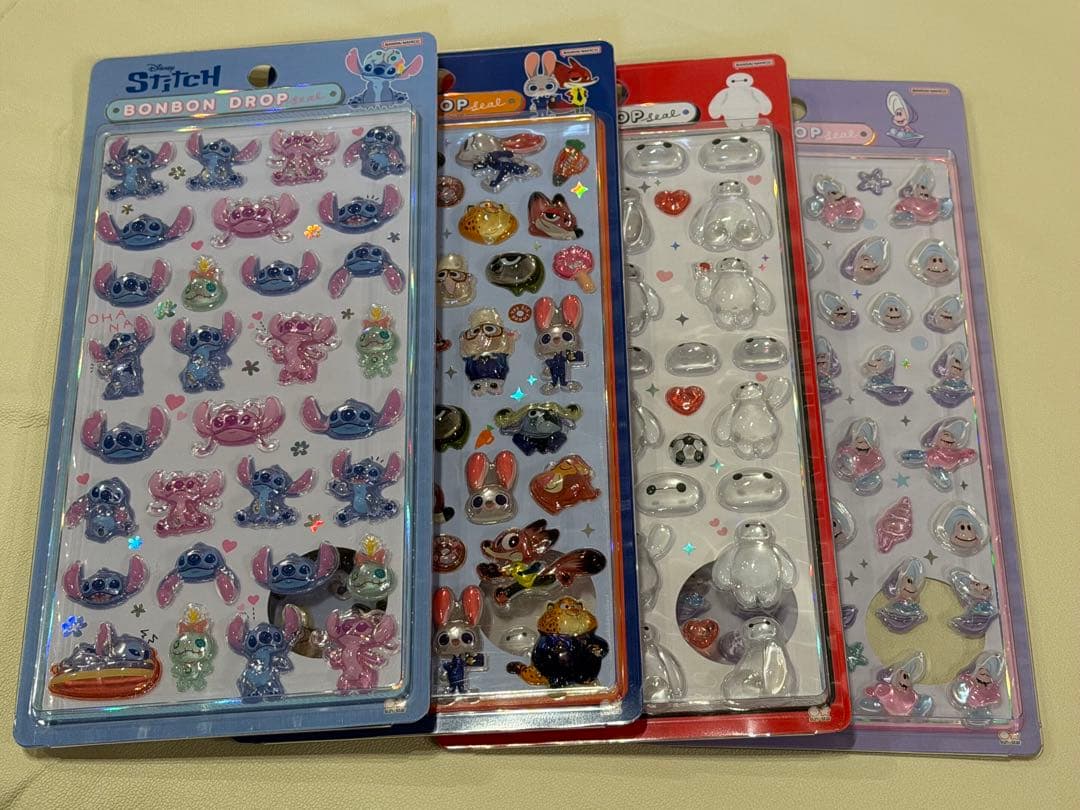 【正規品】Disney BONBON DROP seal 4枚セット
