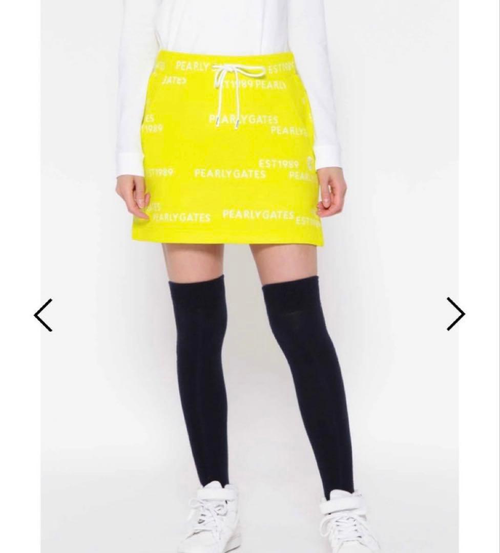 PEARLY GATES 蛍光イエロースカート