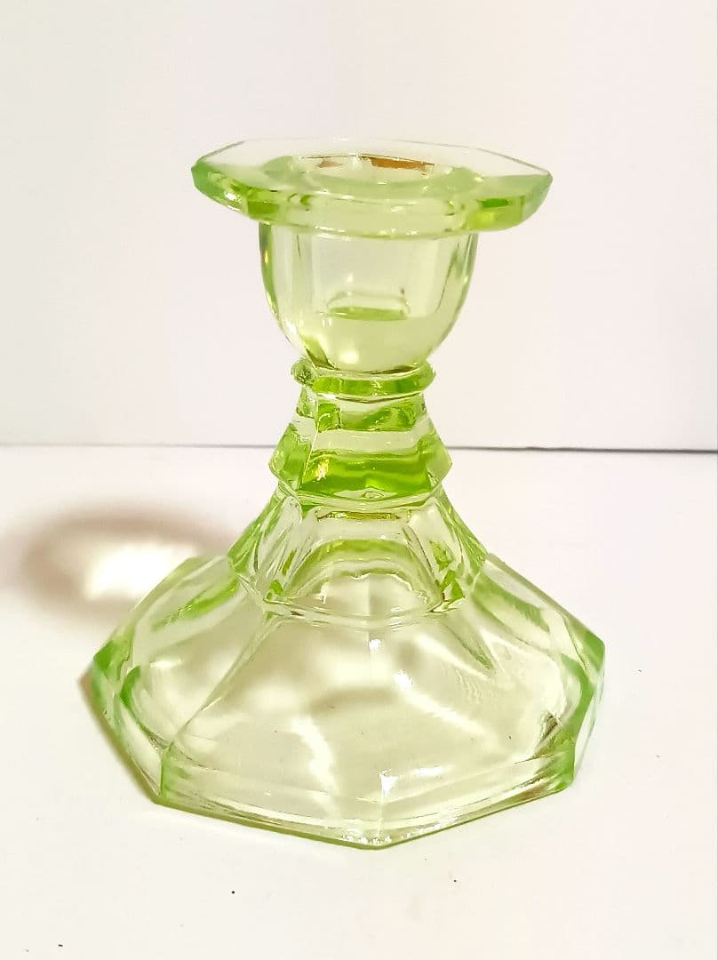 【希少】【美品】ウランガラス　イギリスアンティーク　1930年代