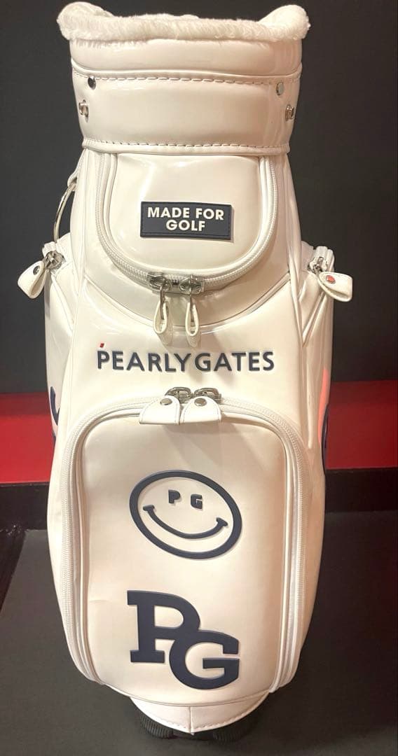 ゴンザレス　　値下げ！パーリーゲイツ　定番　エナメルキャディバッグ