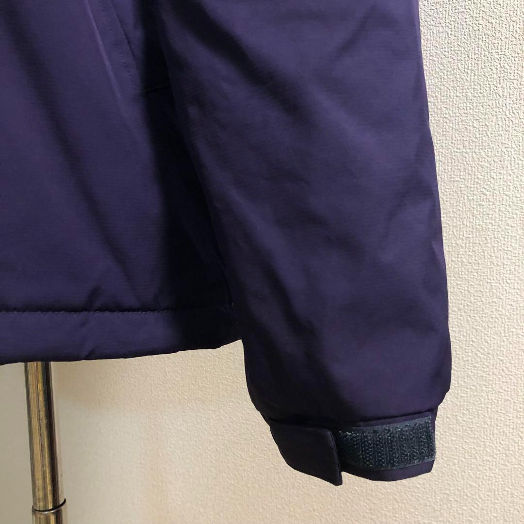 カンターベリー★ジップアップ 中綿 ジャケット パーカー パープル Lサイズ