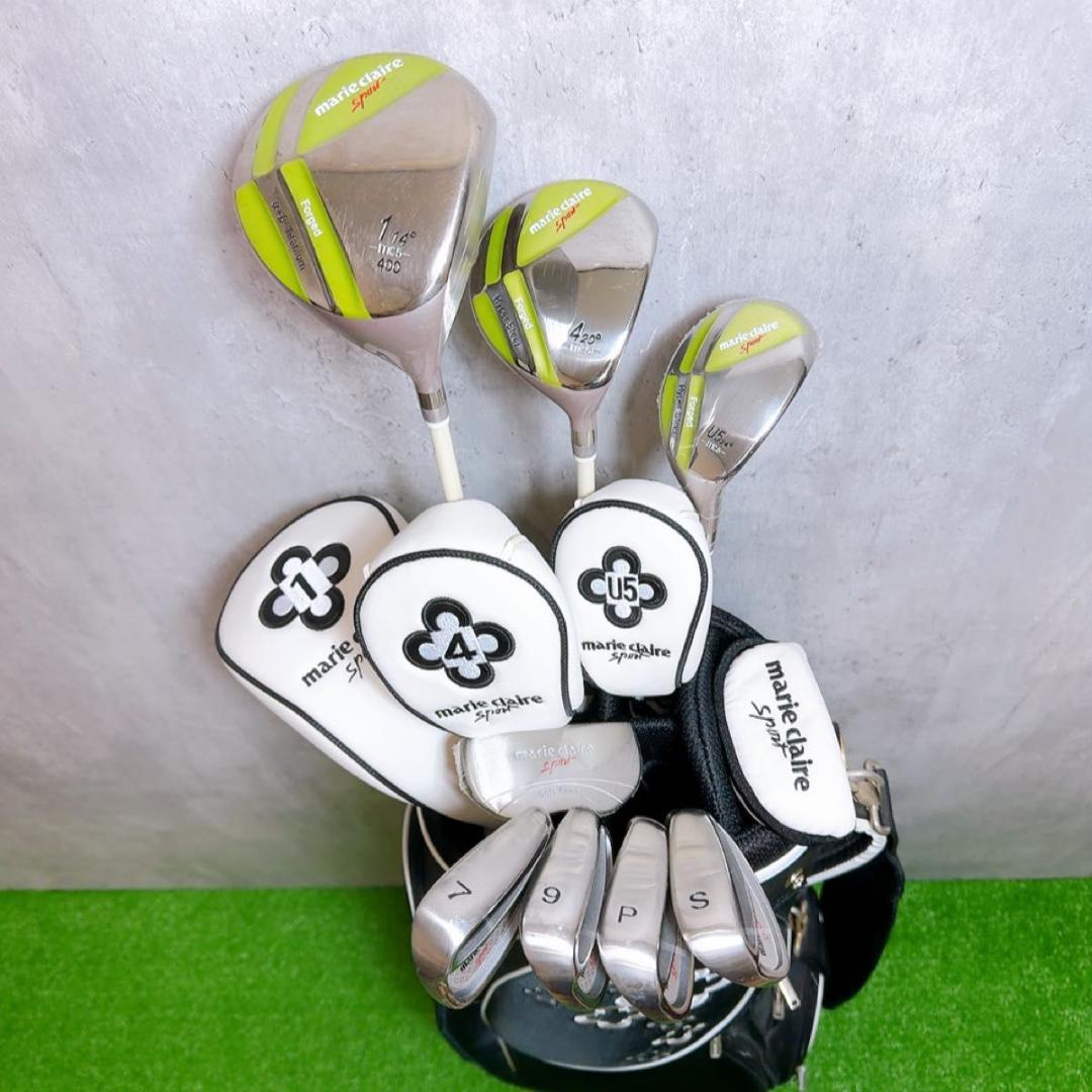 未使用品あり！　marie claire レディースゴルフ 8本 初心者 L