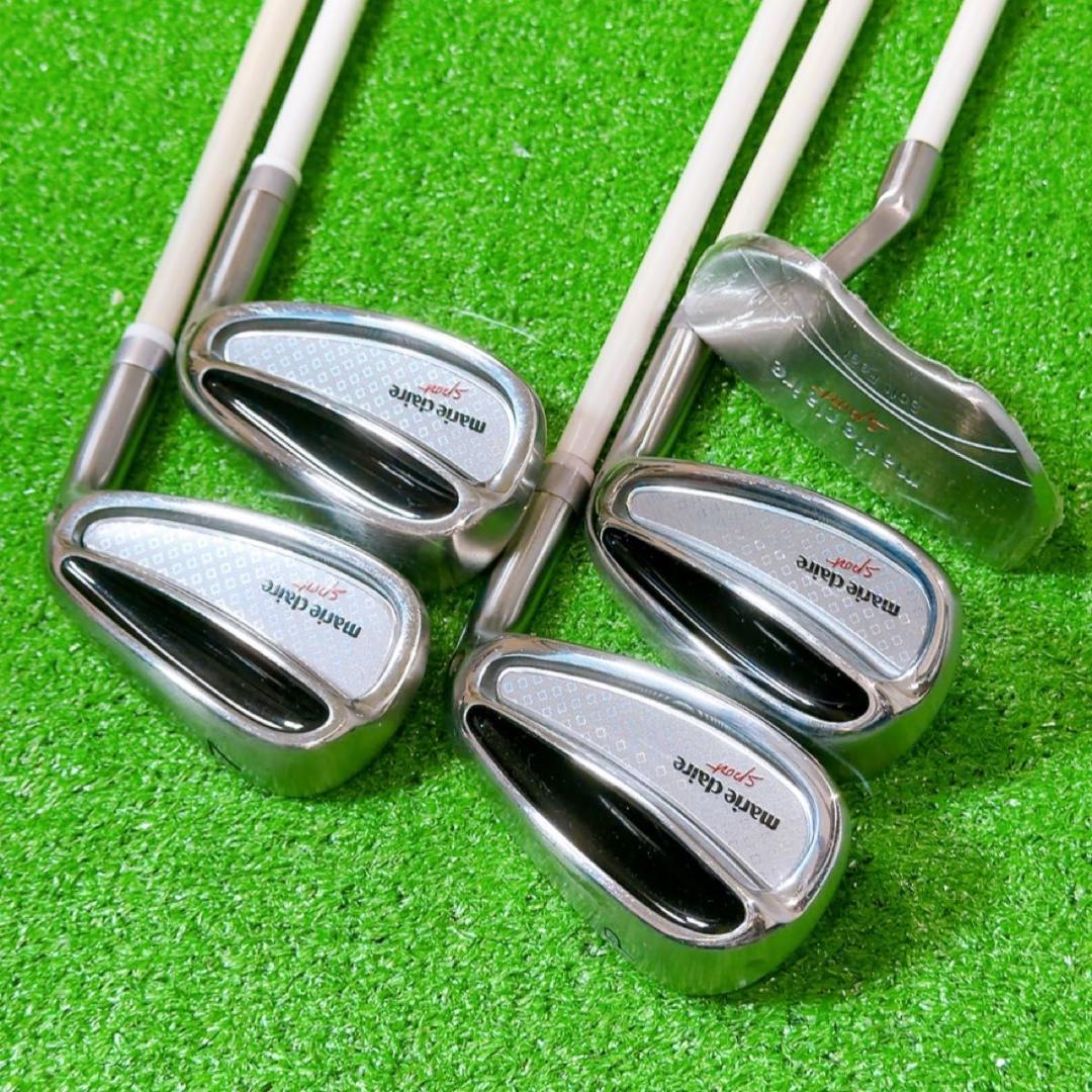 未使用品あり！　marie claire レディースゴルフ 8本 初心者 L