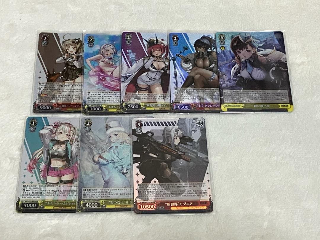 NIKKE　フルホイルデッキ　扉電源　ニケ　ヴァイス　デッキパーツ付き