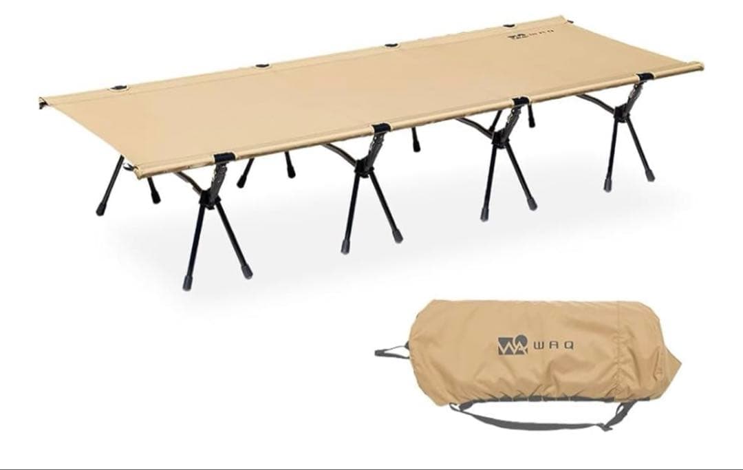 室内一度設置のみ‼️WAQ✨2WAY WIDE COT ベッド ハイロー 幅80