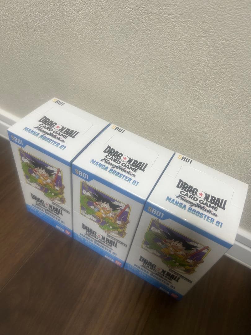 ドラゴンボール フュージョンワールド　マンガブースター 01　3BOX テープ付