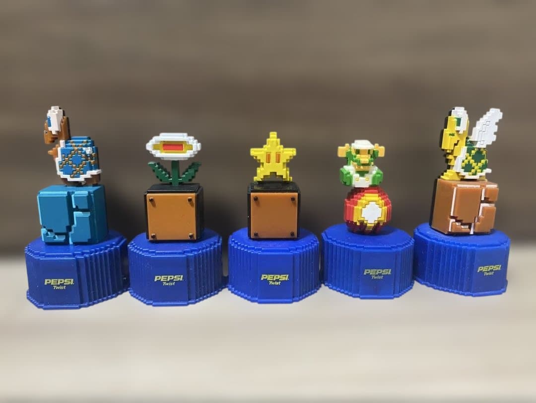 スーパーマリオブラザーズ　ペプシ　ボトルキャップ　29体