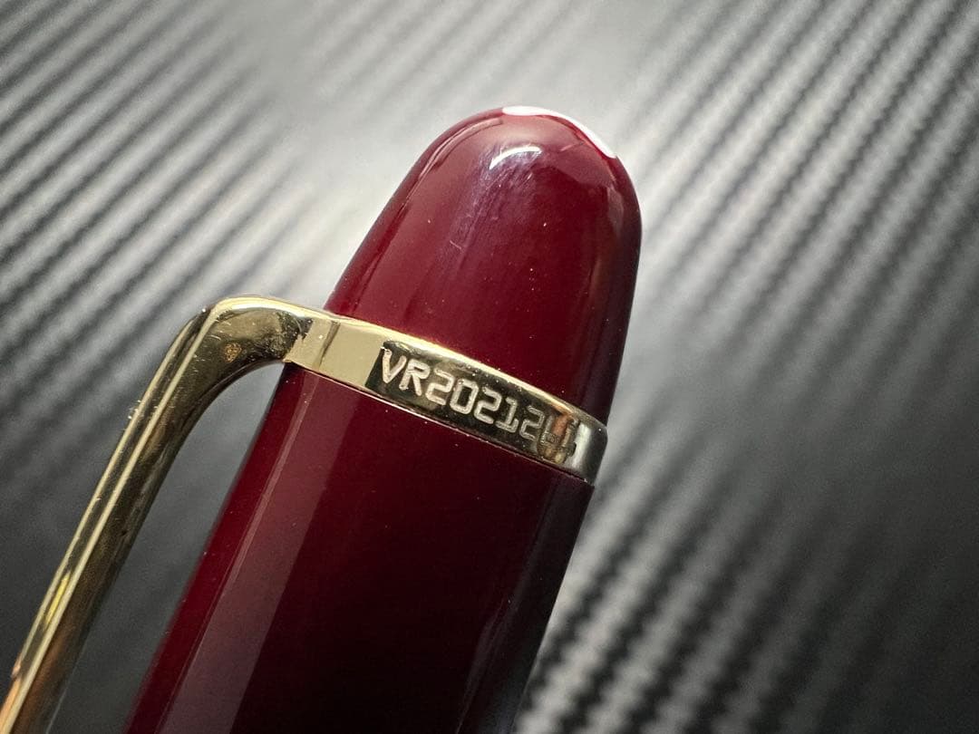 モンブラン 万年筆 未使用に近い 145 ボルドー EF 極細字