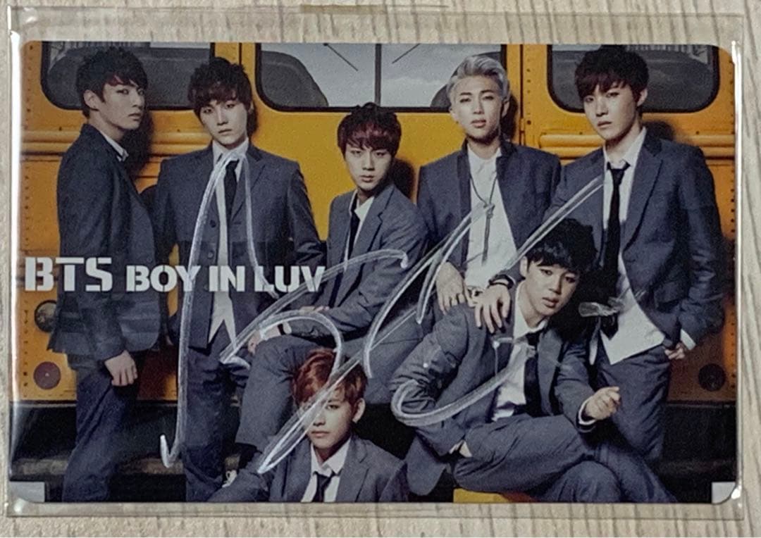 BTS BOY IJIN ジン 直筆サイン入りポニカ