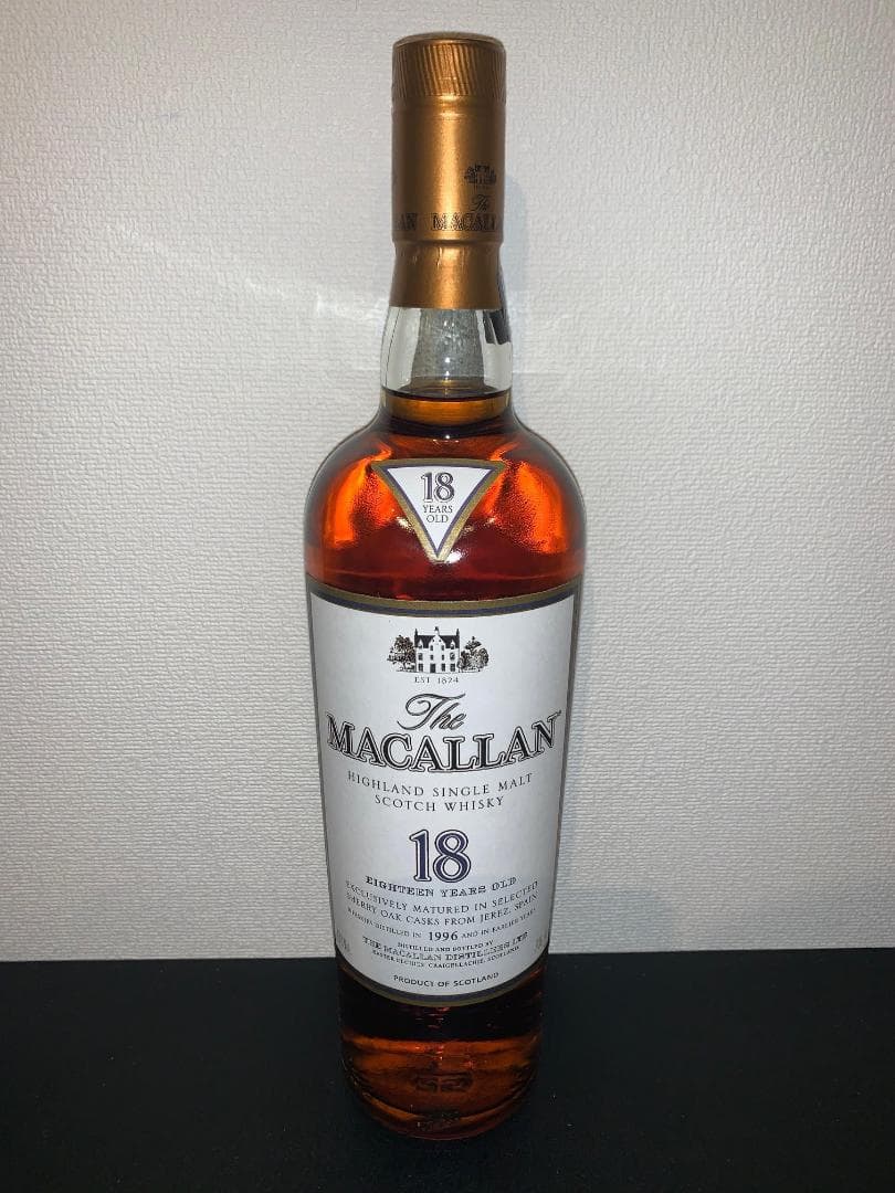 【未開栓】Macallan 1996 マッカラン 1996 (18年)