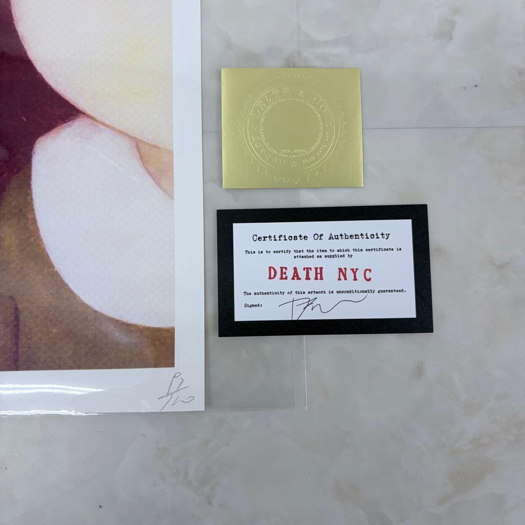 DEATH NYC 奈良美智 世界限定100枚 現代アート 直筆サイン